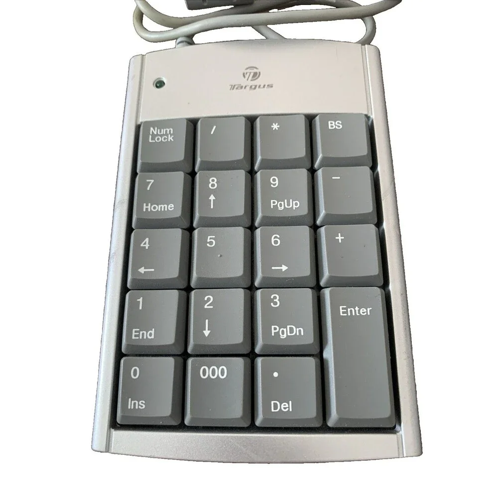 Targus PAUK10U Wired Mini Keyboard – Model A0126554 2006-2010